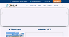 Desktop Screenshot of escolaomega.com.br